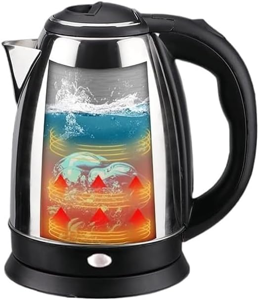 Electric Kettle 2.0 Litre Capacity 1500W Tea and Coffee Kettle Water Warmer Fast Boil