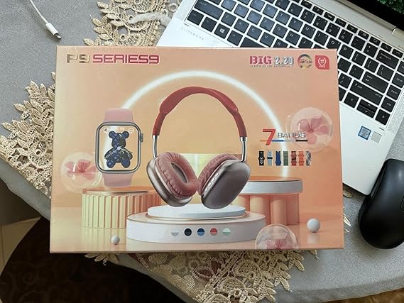 P9 Smart Watch with Series 9 Audio Headphones Wireless Earbuds Bluetooth