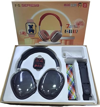 P9 Smart Watch with Series 9 Audio Headphones Wireless Earbuds Bluetooth