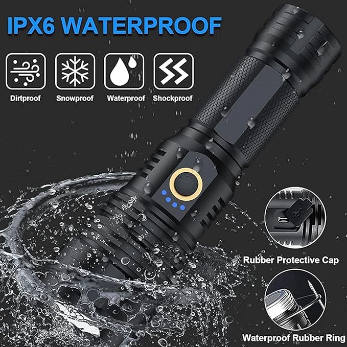 P 90 Super Light Rechargeable Flashlight